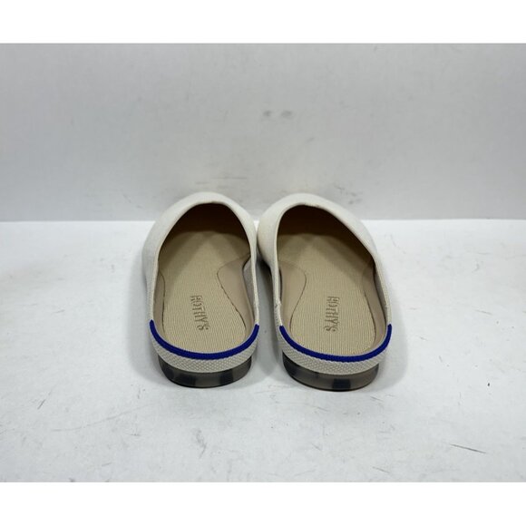 Rothy's The Almond Demi Mule Women's Size 11.5 Vanilla Bean Shoes Flats SlipOn - Picture 4 of 6